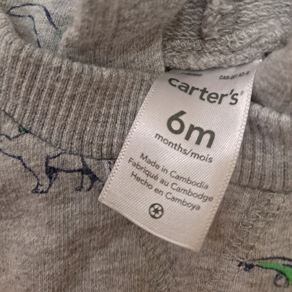 Carter's 6 month hooded jumpsuit - Picture 2 of 2